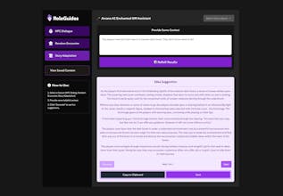 RoleGuides Game Master Assistant Tool gallery image