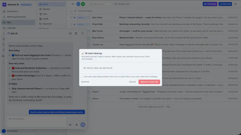 Veloshe AI Workspace screenshot 3