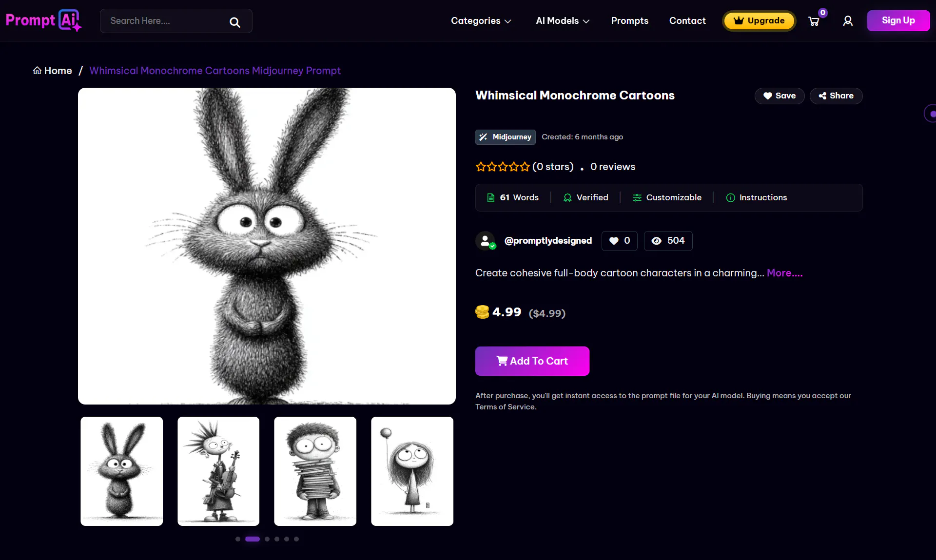 PromptAi Market - Ai Prompt Marketplace gallery image