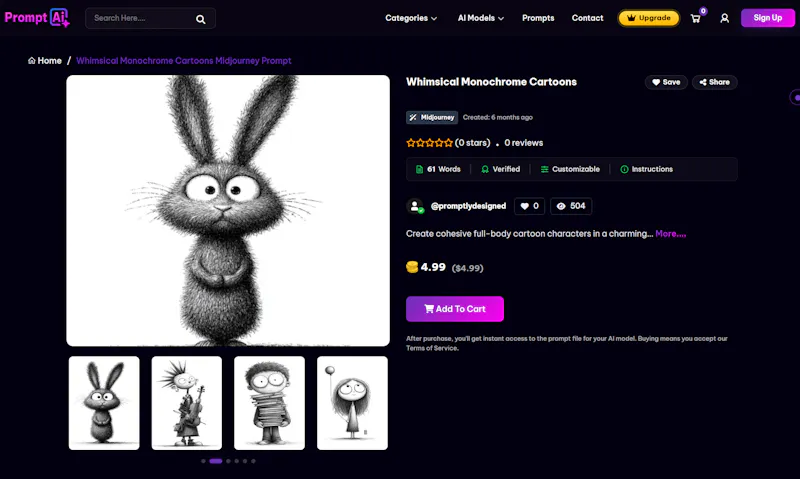 PromptAi Market - Ai Prompt Marketplace screenshot 2
