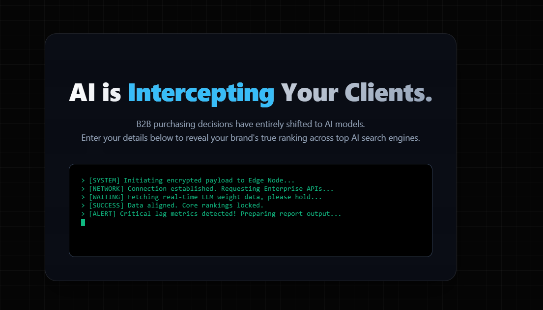 AI Visibility Scanner - Product Hunt launch logo and brand identity