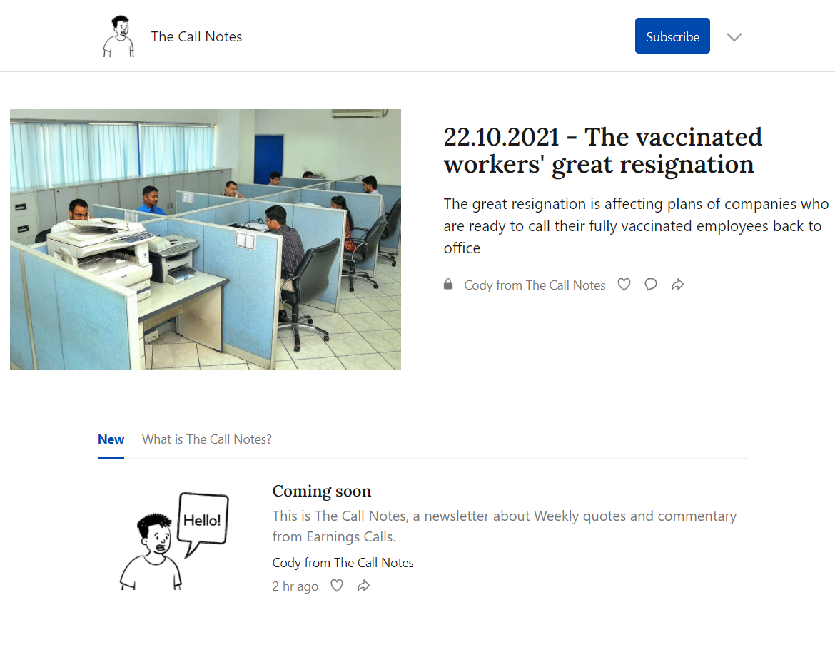 The Call Notes gallery image