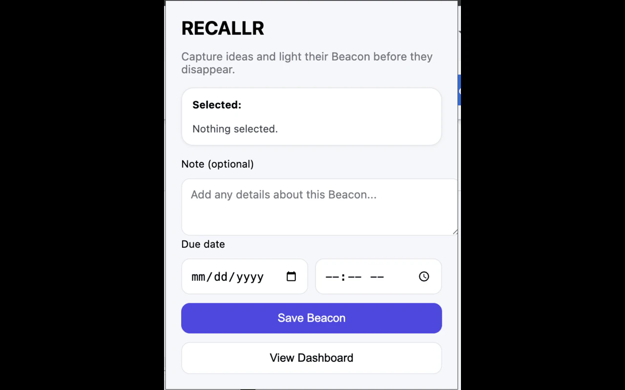 RECALLR 1.1.3 logo