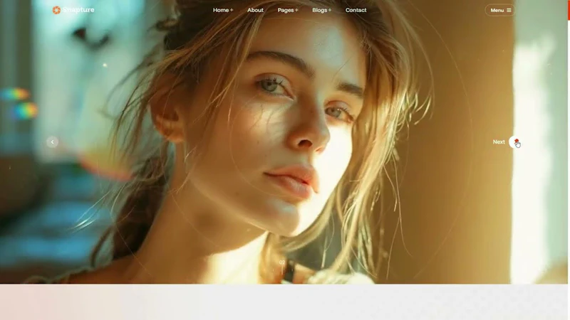Photography WordPress Website Theme screenshot 1 (video preview)