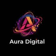 Aura Digital - Product Hunt launch logo and brand identity