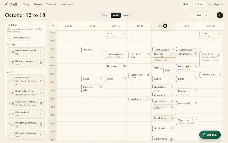Quill screenshot 2
