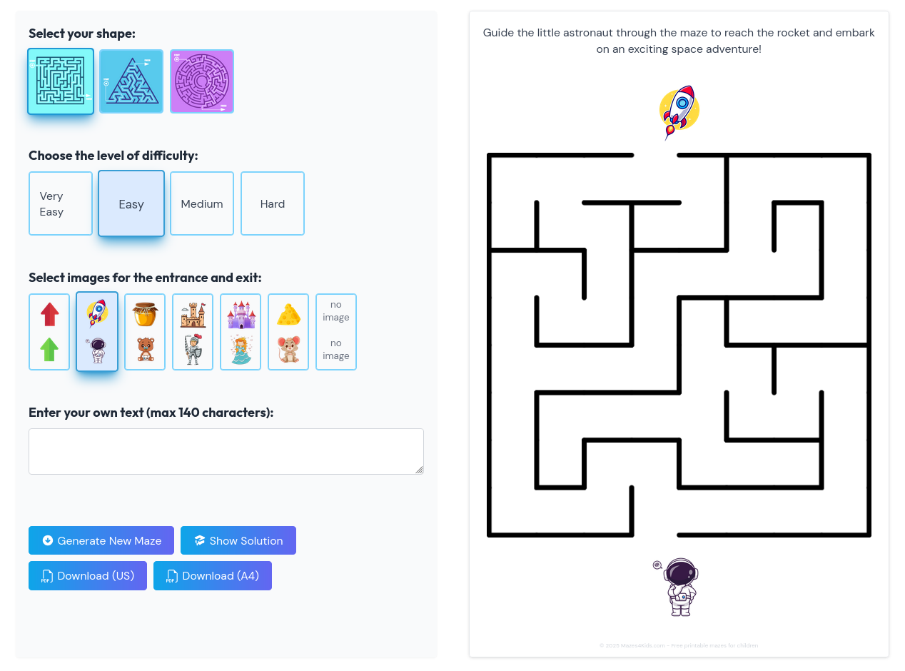 Mazes 4 đứa trẻ media 2