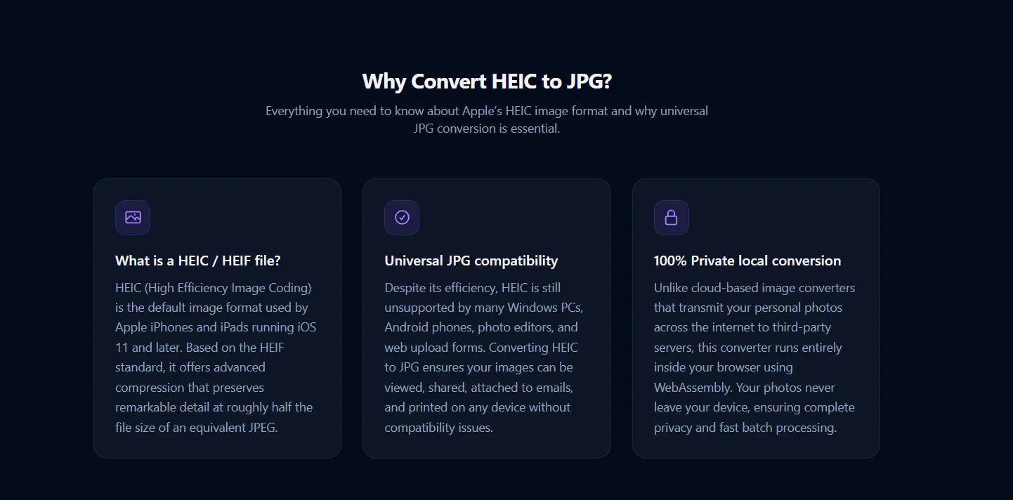 HEIC to JPG Converter gallery image