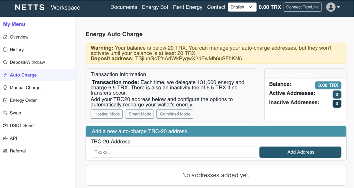 Média Netts - Location de l'énergie tron ​​sans jalonner - Économisez jusqu'à 5x sur les frais USDT sans jalonner TRX 4