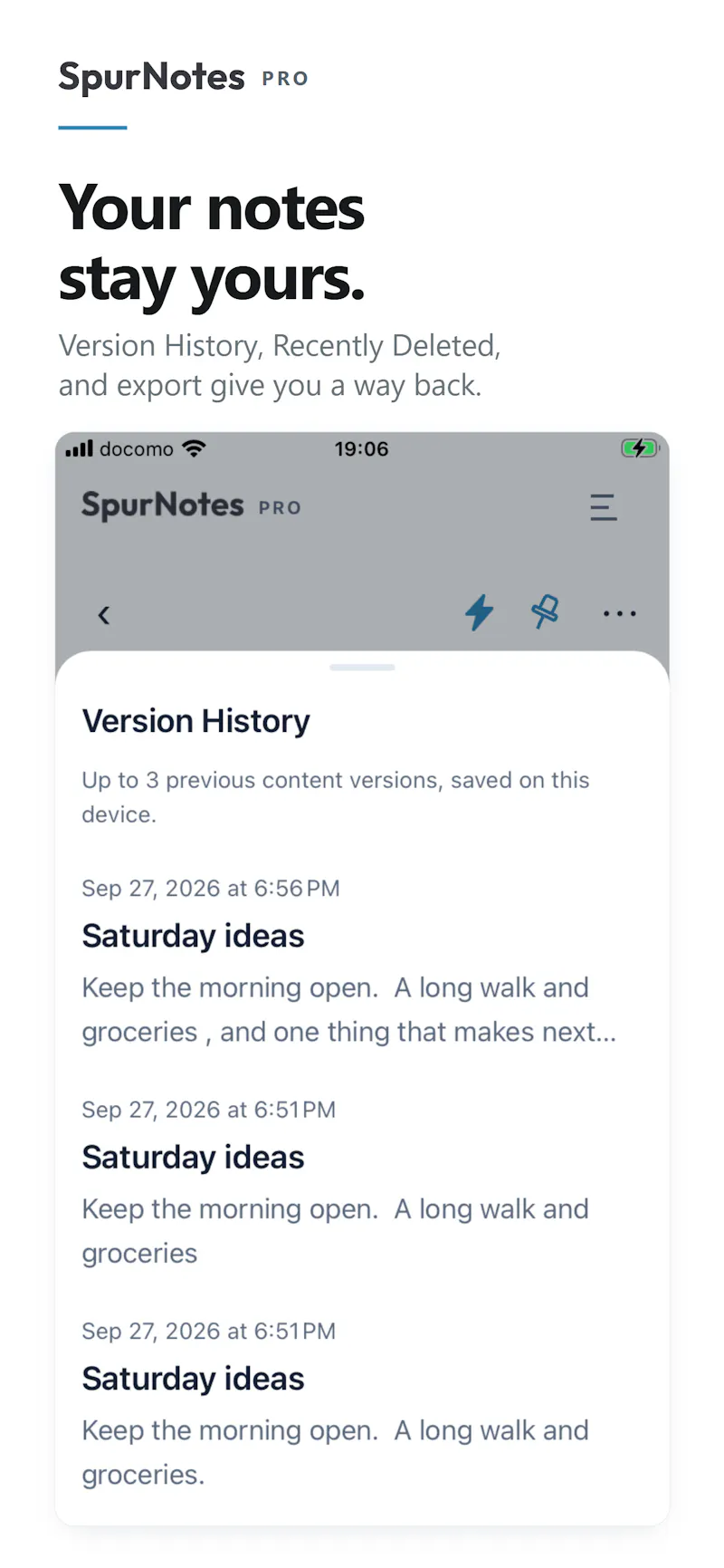 Spur Notes screenshot 4