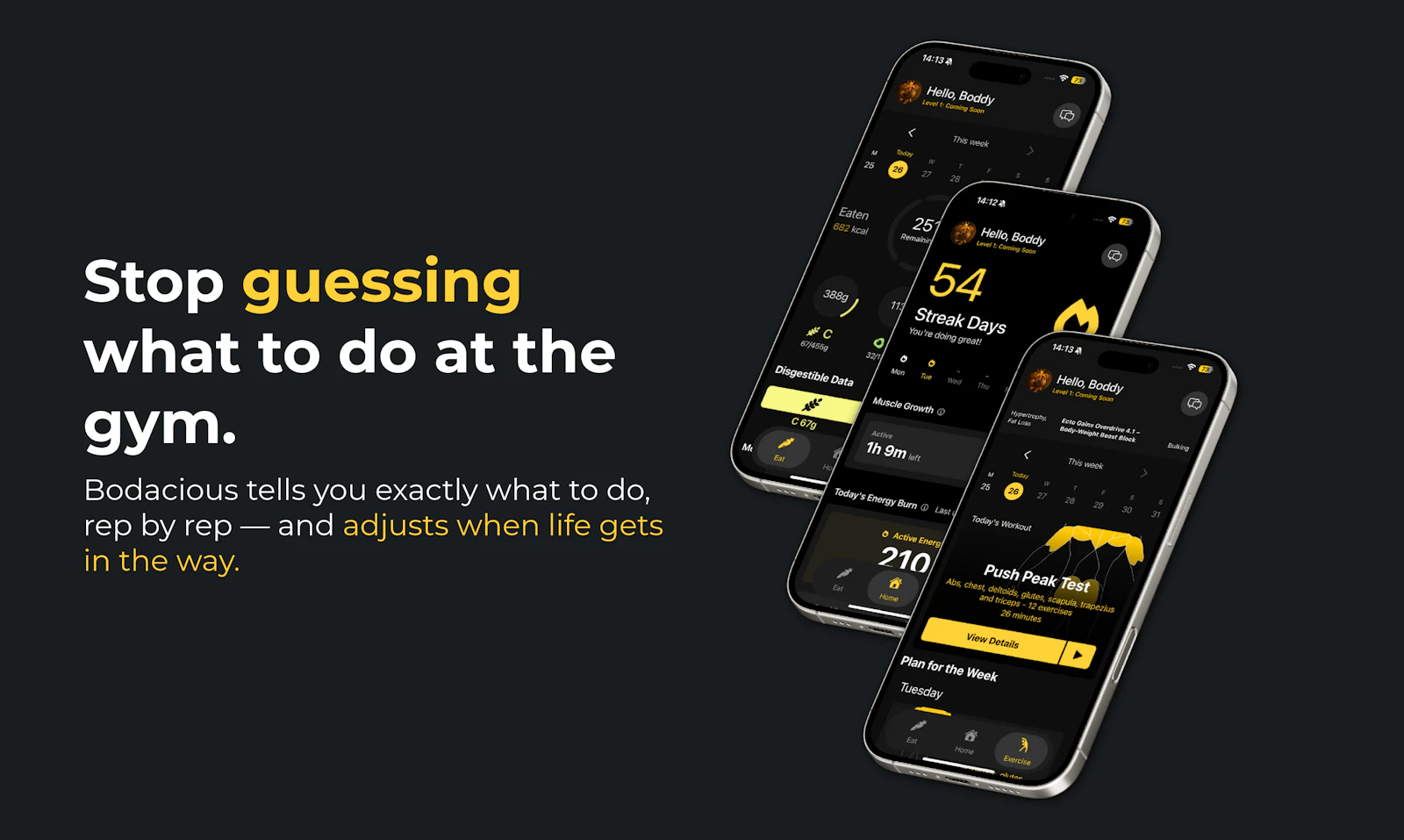 Bodacious — PT & Nutritionist screenshot 1