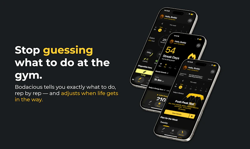 Bodacious — PT & Nutritionist screenshot 1