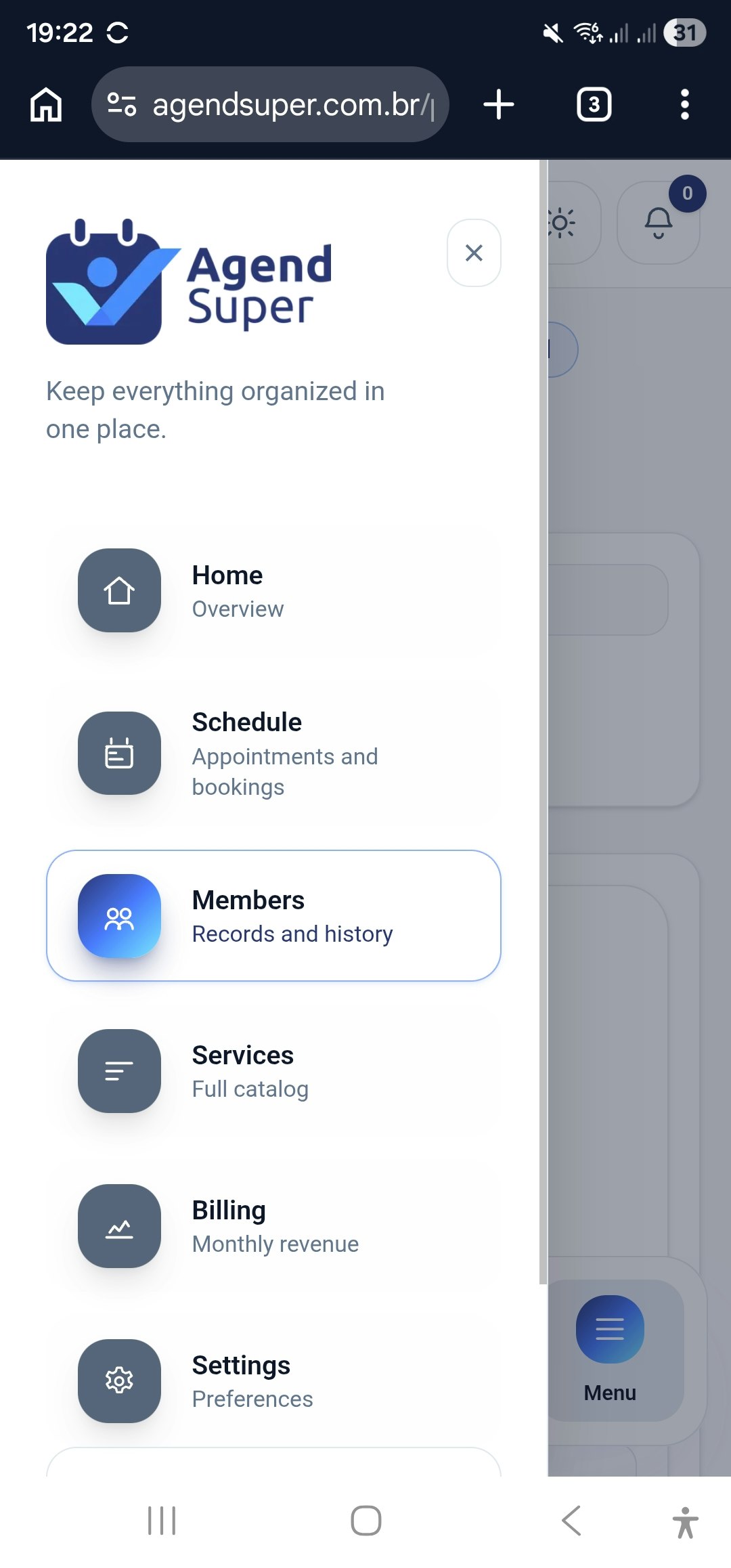 AgendSuper - Screenshot 2 showing product features and functionality