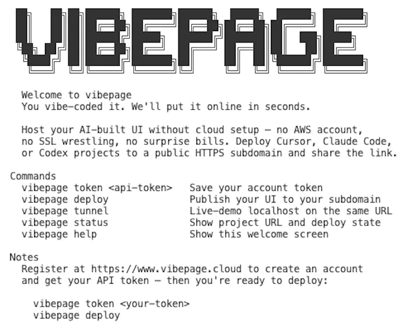 vibepage screenshot 2