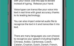 Voice Transcriber - talk to text media 1