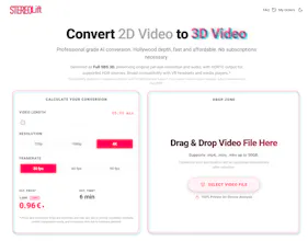 StereoLift 2D to 3D video conversion gallery image