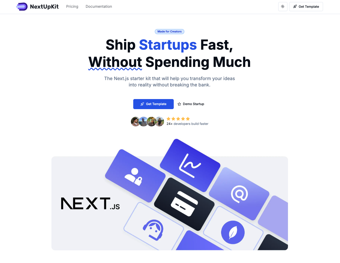NextUpkit - Le startup della nave velocemente, senza spendere molto media 2