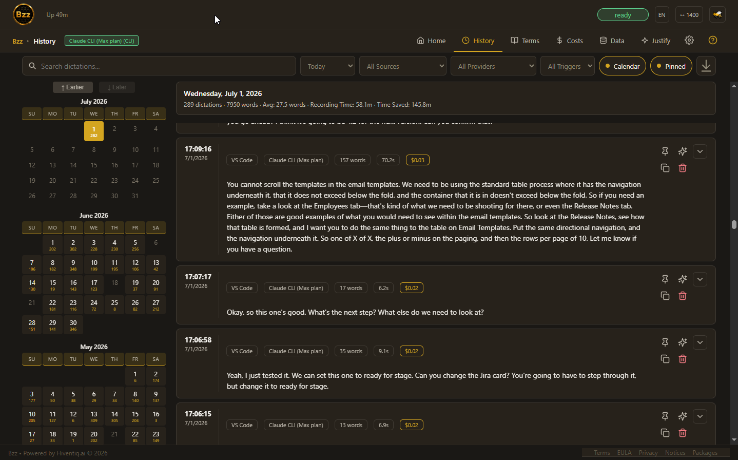 Bzz — Not your ordinary voice-to-text gallery image
