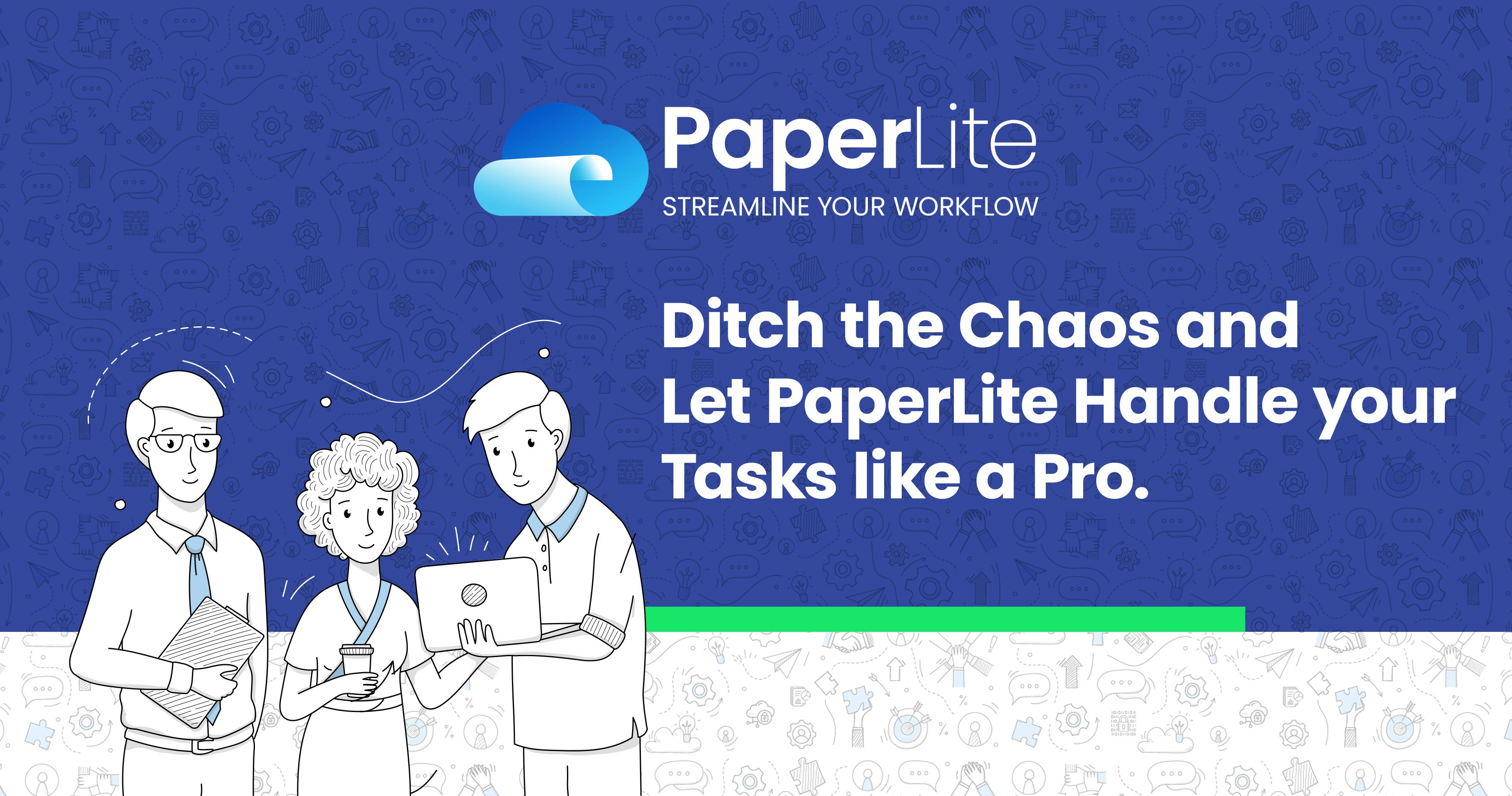 PaperLite - Main product screenshot demonstrating key features and user interface