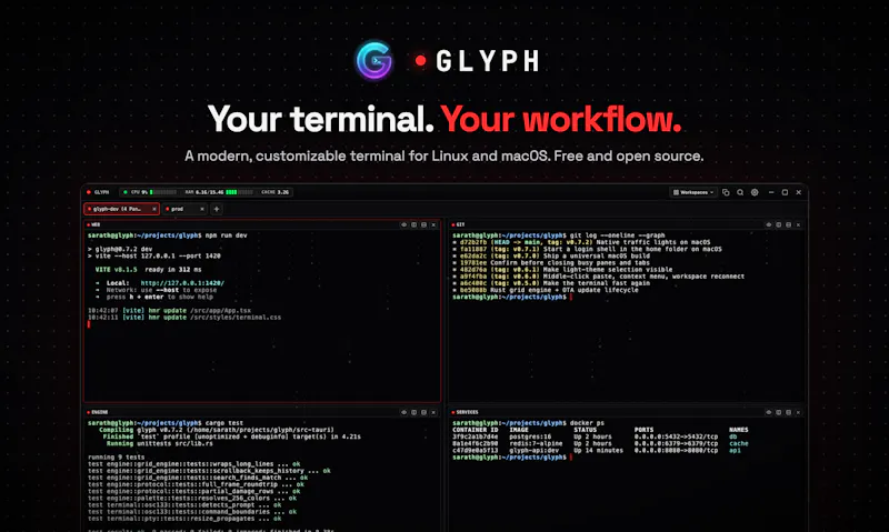 Glyph screenshot 2