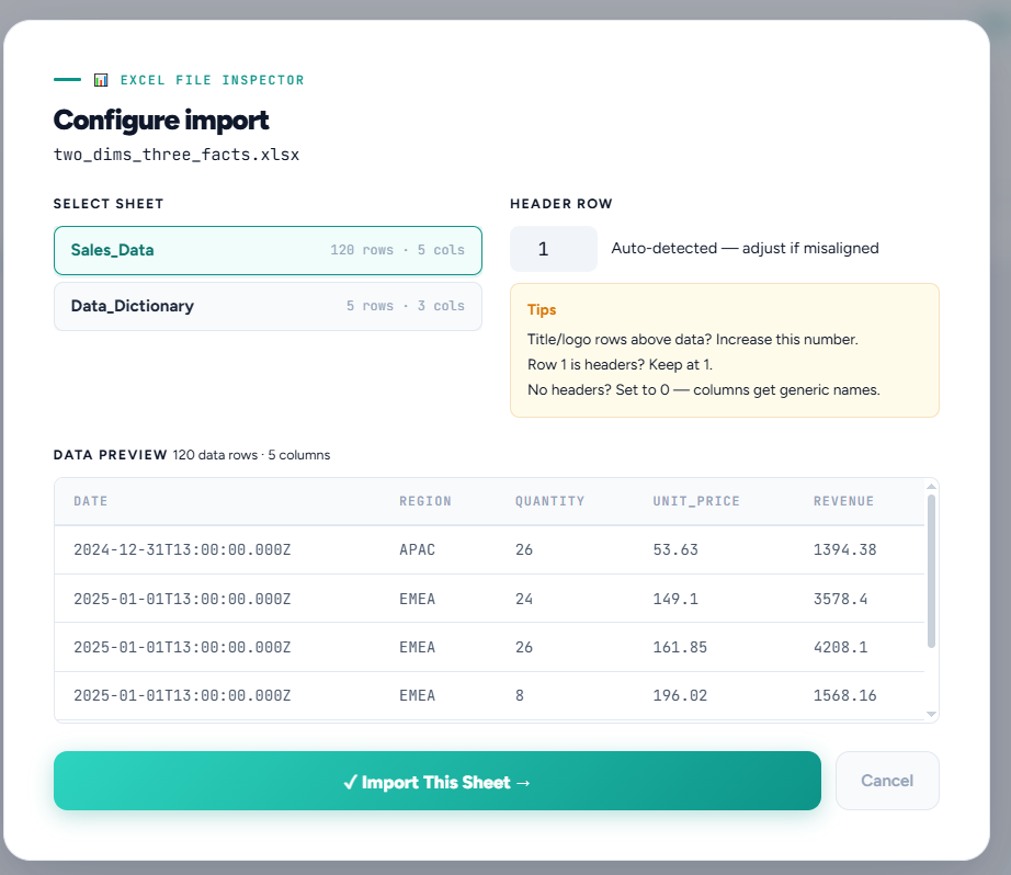 ThresholdIQ Excel KPI's Alert Simulator - Screenshot 5 showing product features and functionality