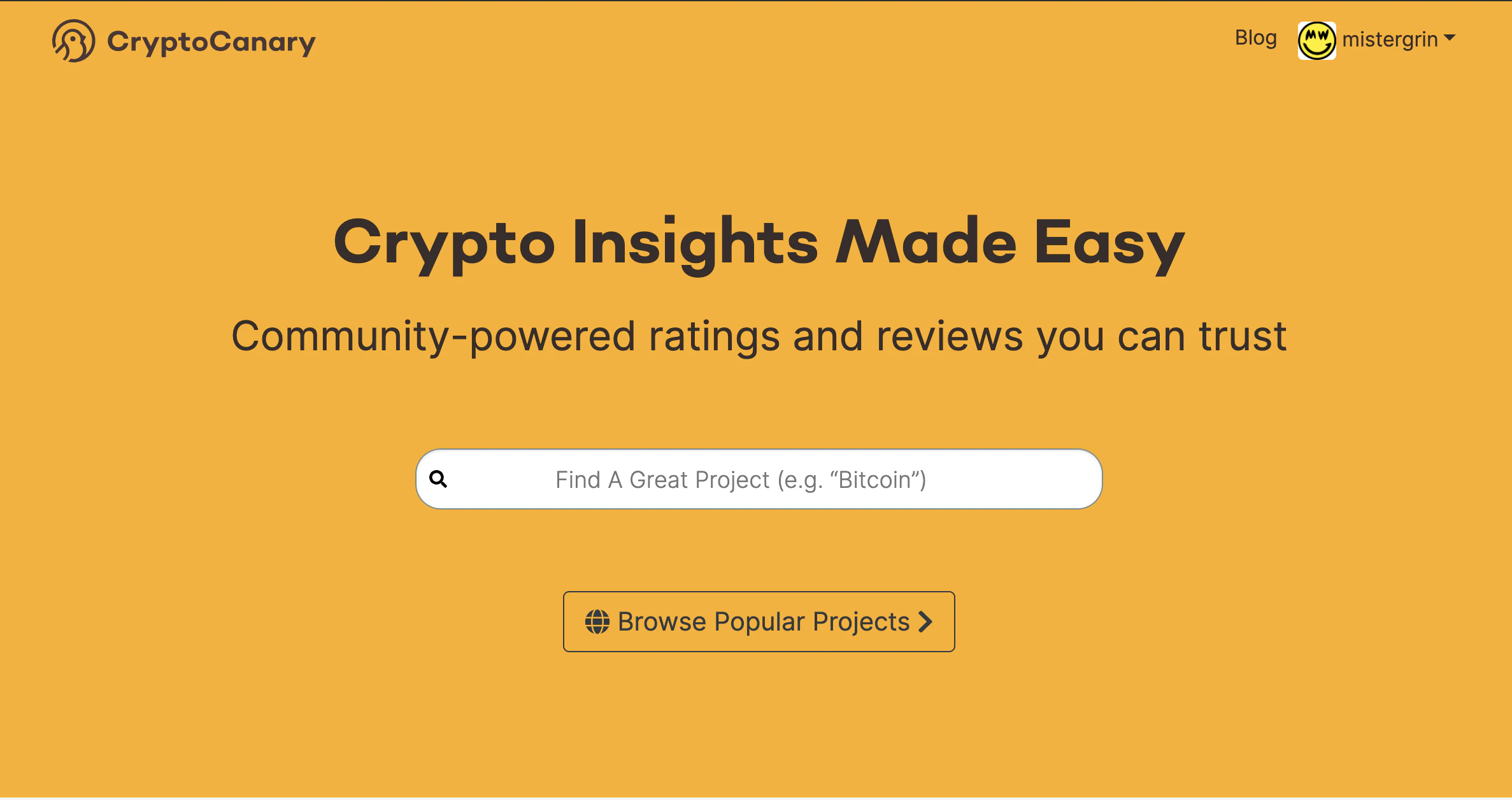 CryptoCanary: Crowdsourced ratings & reviews for the cryptocurrency world |  Product Hunt