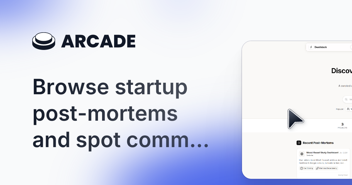 Deadstack - Main product screenshot demonstrating key features and user interface