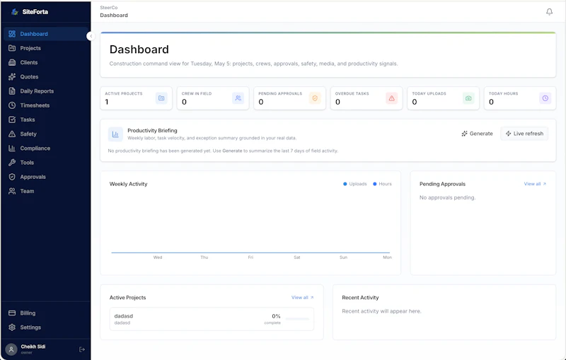SiteForta screenshot 2