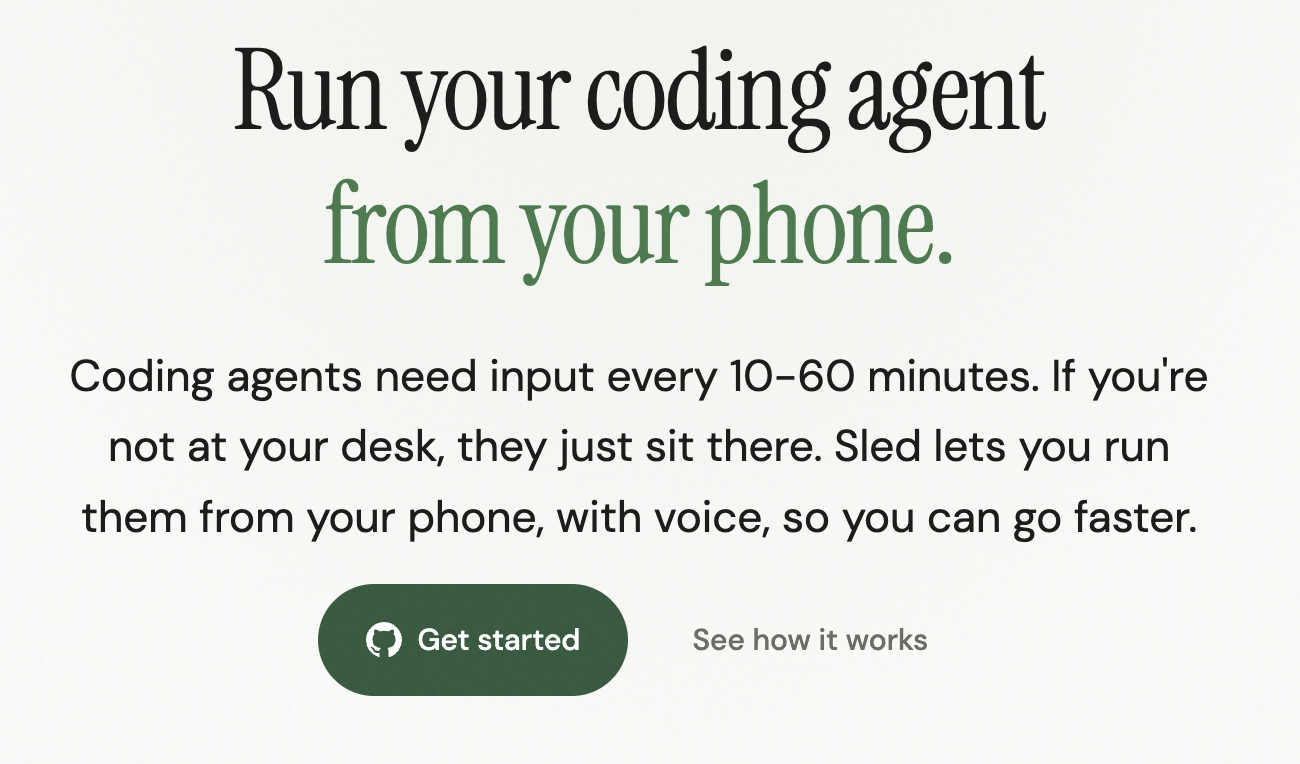 Sled - Main product screenshot demonstrating key features and user interface