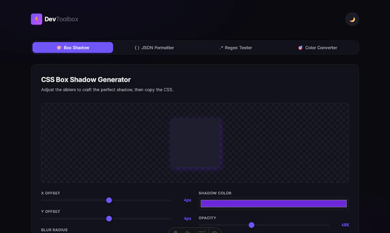 Dev Toolbox - Developer Utilities screenshot 1