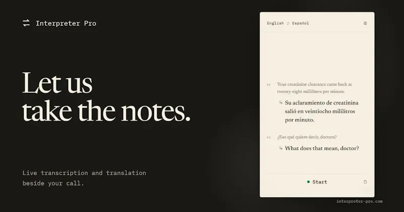 Interpreter Pro screenshot 1