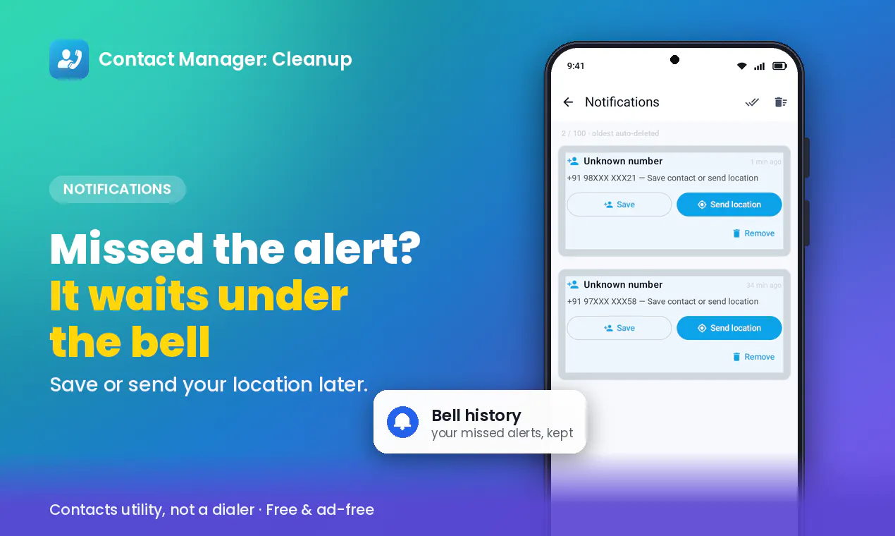 Contact Manager: Cleanup gallery image