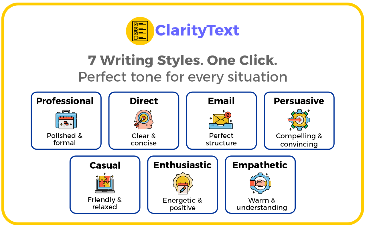 ClarityText - Screenshot 4 showing product features and functionality