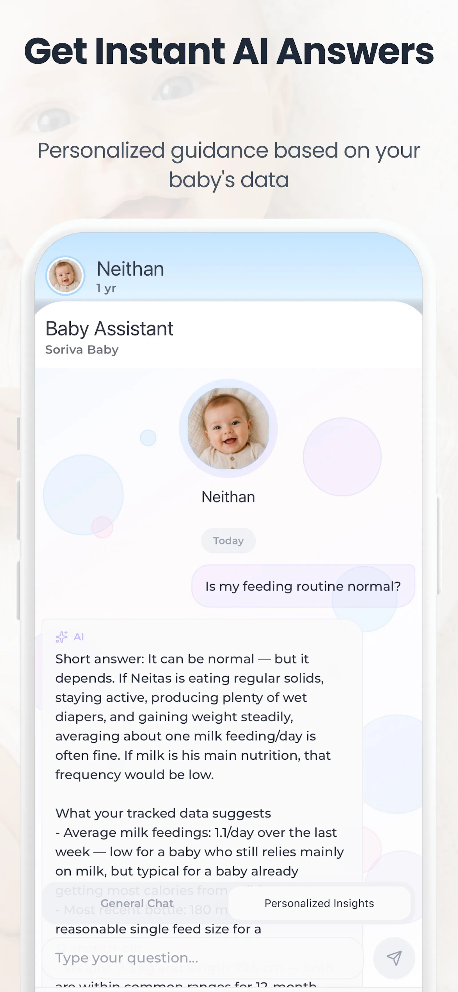 Baby Tracker - Soriva screenshot 4