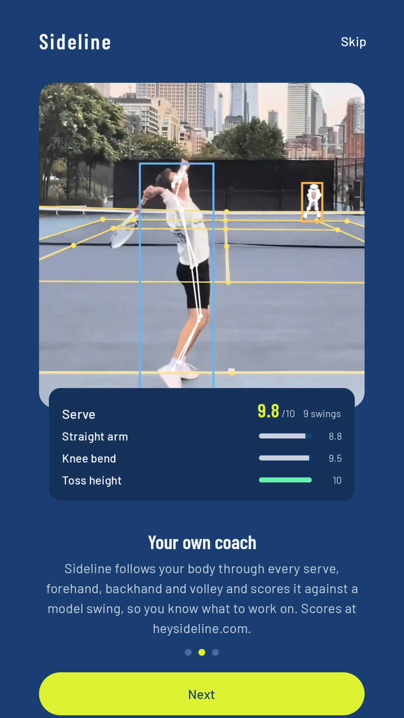 Sideline - Tennis Coach screenshot 3