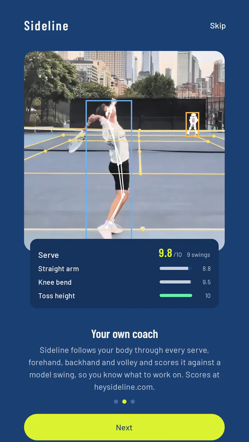 Sideline - Tennis Coach screenshot 3