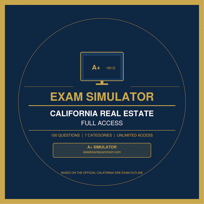 California Real Estate Exam Simulator screenshot 1