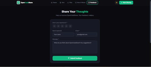 OpenCodeShare gallery image