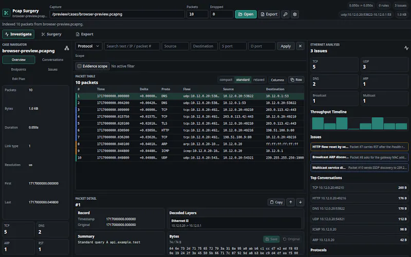 PCAP Surgery screenshot 1