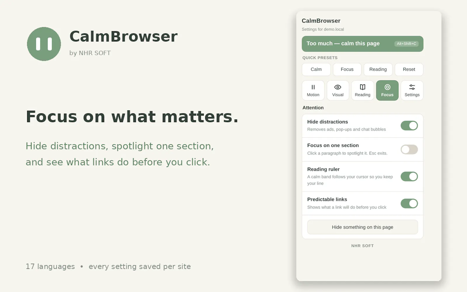 CalmBrowser screenshot 4