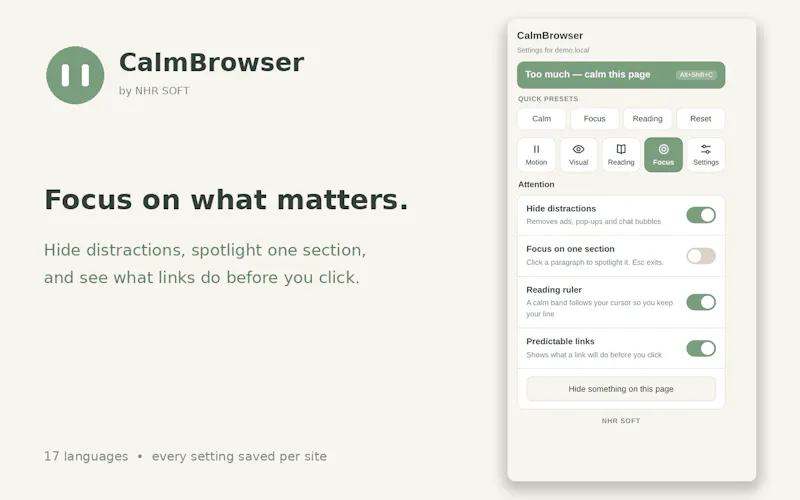 CalmBrowser screenshot 4
