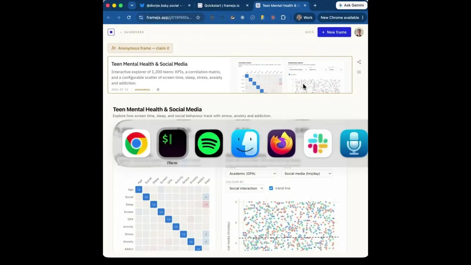 framejs screenshot 1 (video preview)