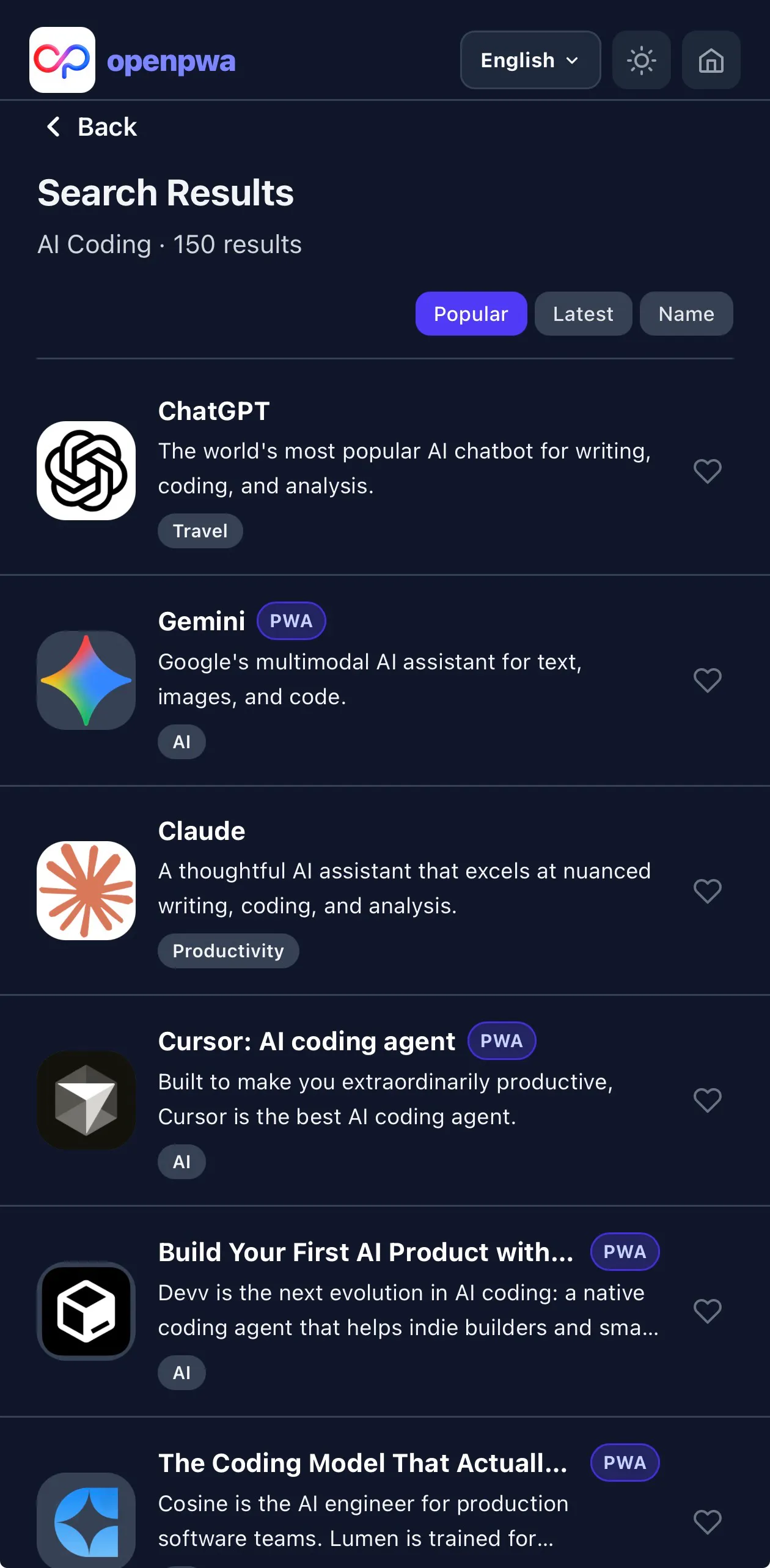 OpenPWA gallery image