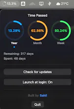 YearBar — Know where your time went gallery image
