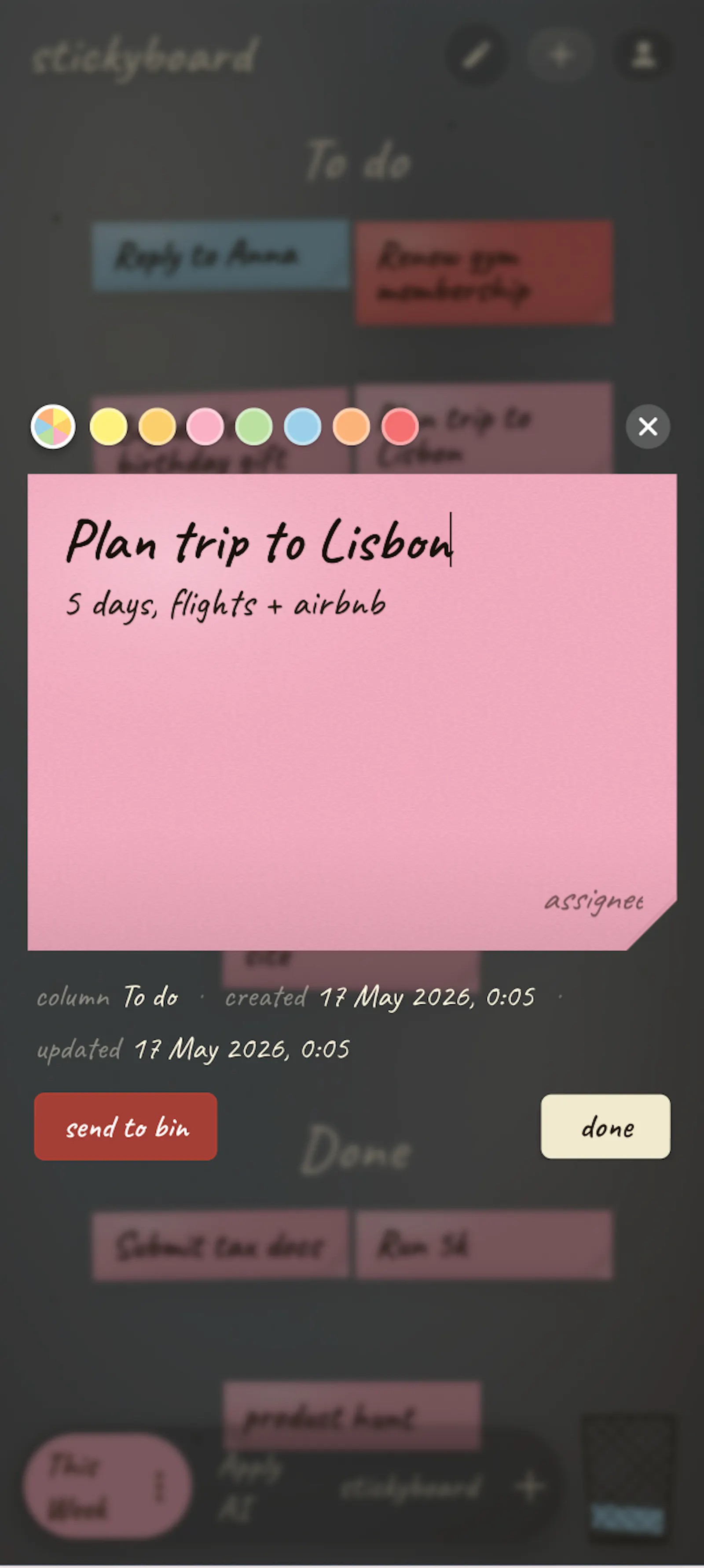 Stickyboard screenshot 4
