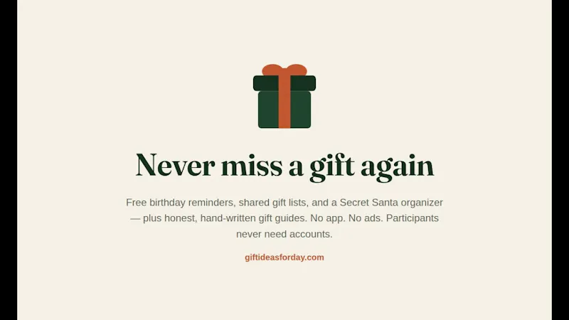 GiftIdeasForDay screenshot 1 (video preview)
