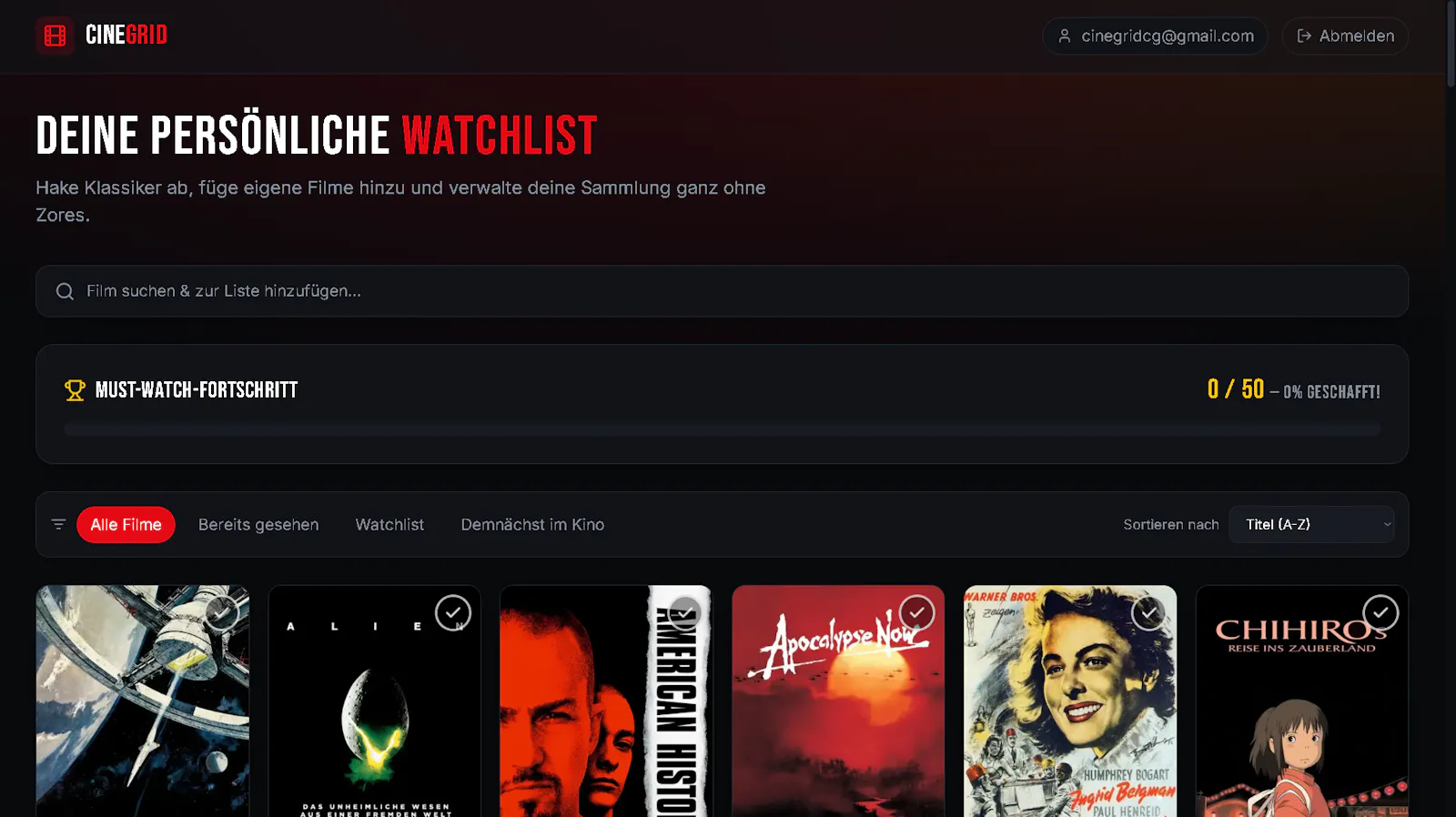 CineGrid screenshot 2