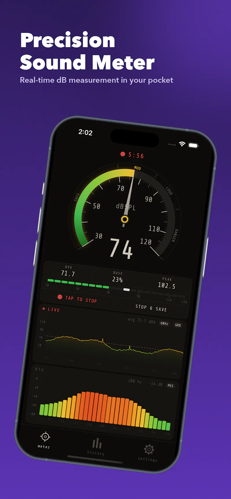 db Meter screenshot 1