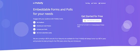 Pollsify - Simple Polls & Signup Forms gallery image