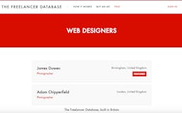 The Freelancer Database media 2